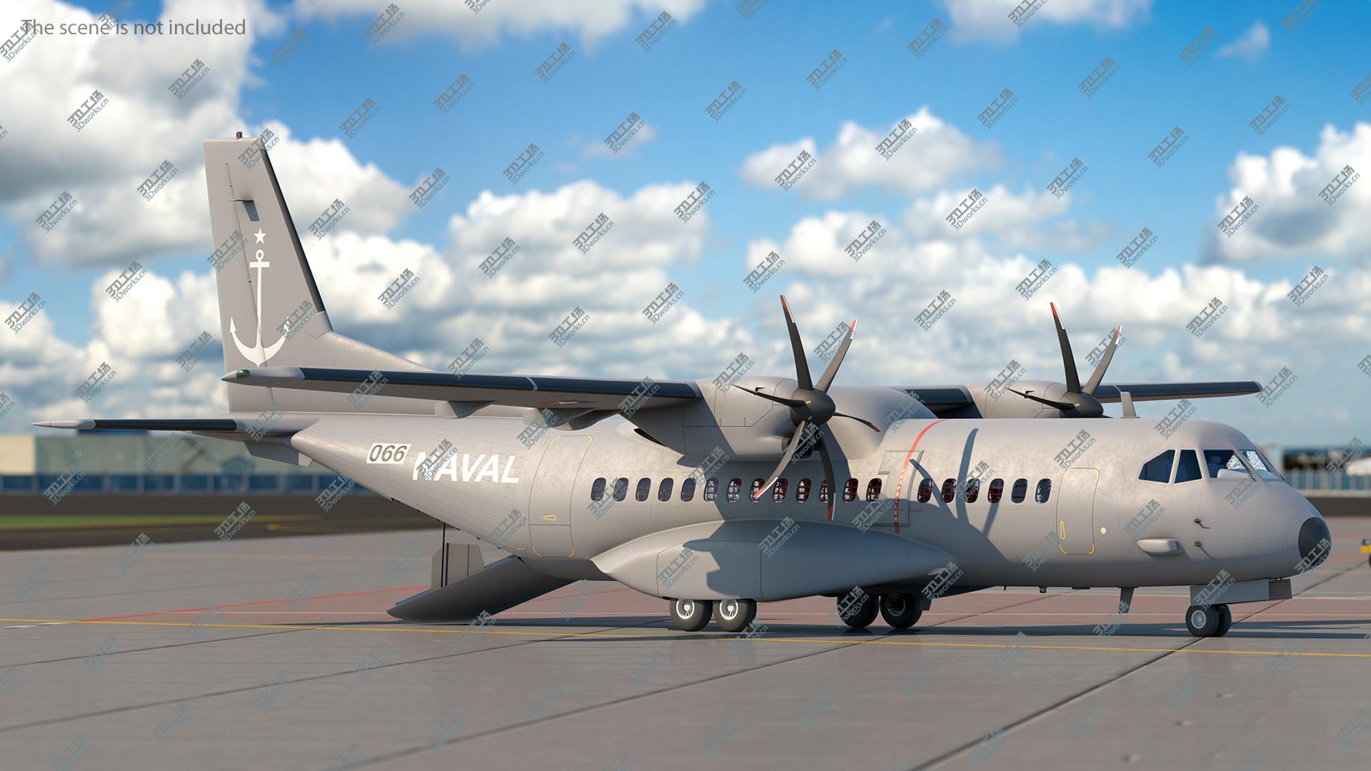 images/goods_img/20210313/Airbus C295 Twin Turboprop Maritime Patrol Aircraft 3D model/5.jpg